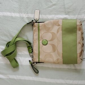 Coach Green Crossbody Purse